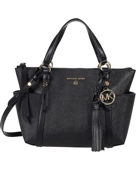 michael kors sullivan small convertible top zip tote bag|Michael Kors black nylon tote.